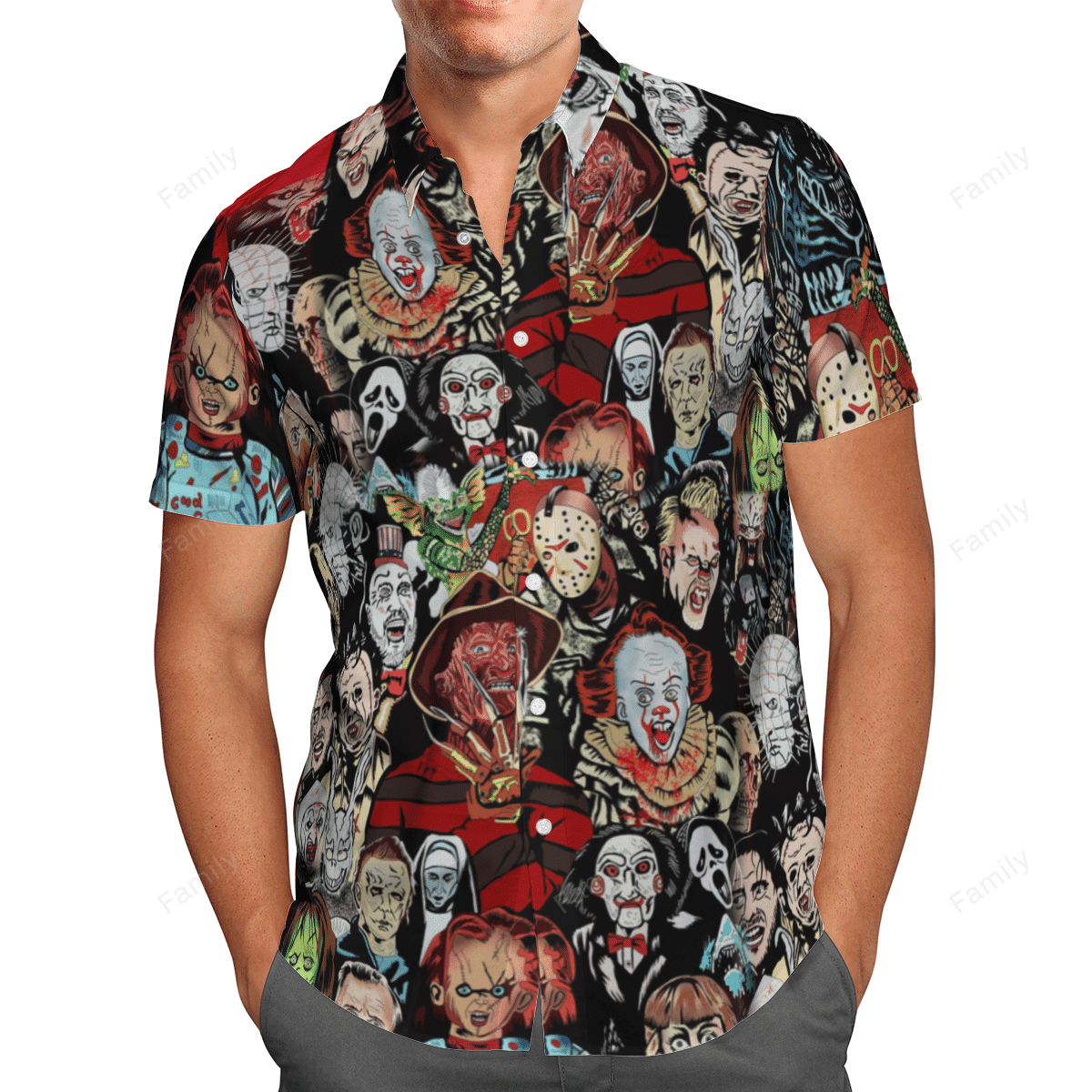 Horror Character Hawaiian Shirt