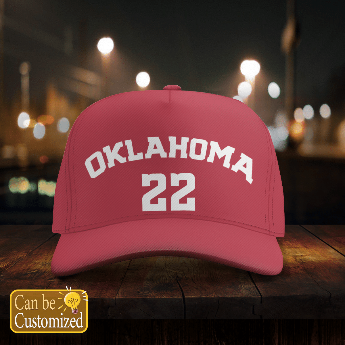 Personalized Oklahoma Cap