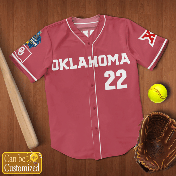 Personalized Oklahoma Softball Jersey