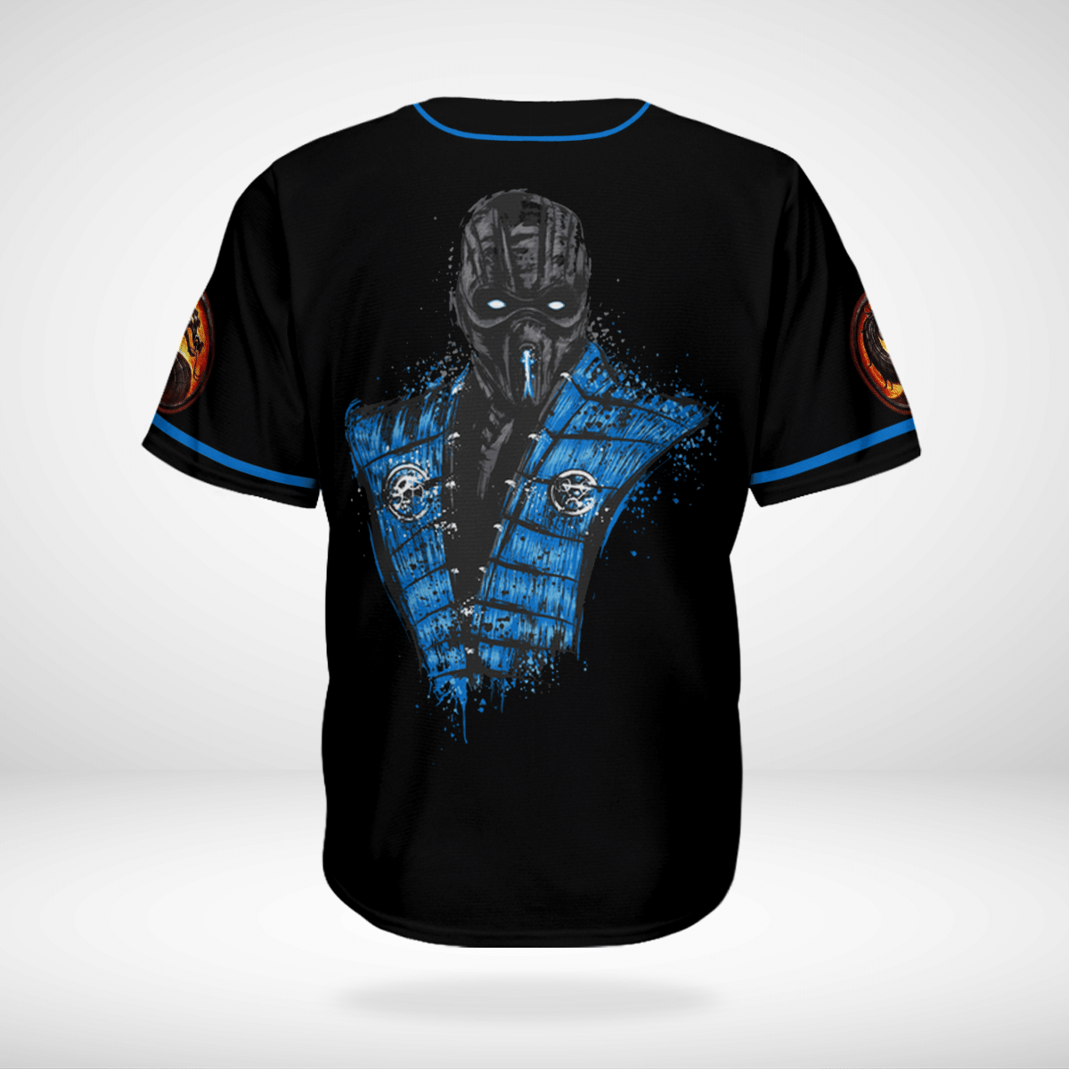 Sub Zero Mortal Kombat AOP Baseball Jersey