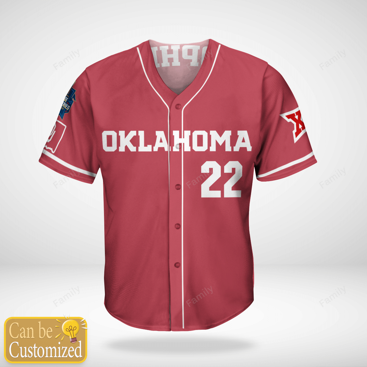 Personalized Oklahoma Softball Jersey