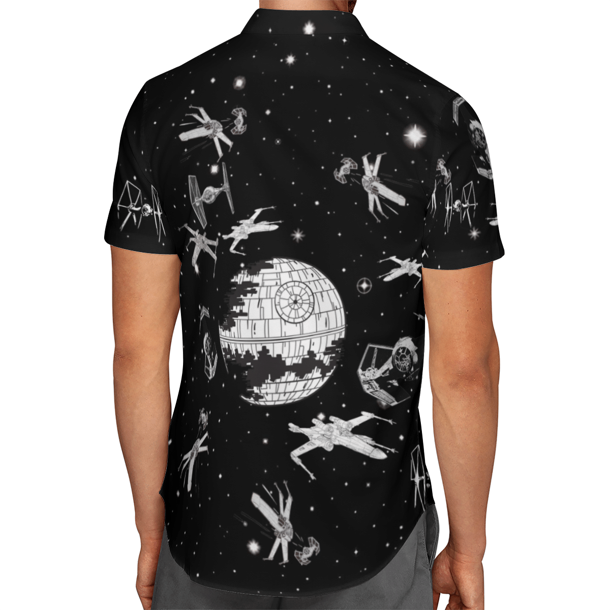 StarWar War Ship AOP Hawaii Shirt