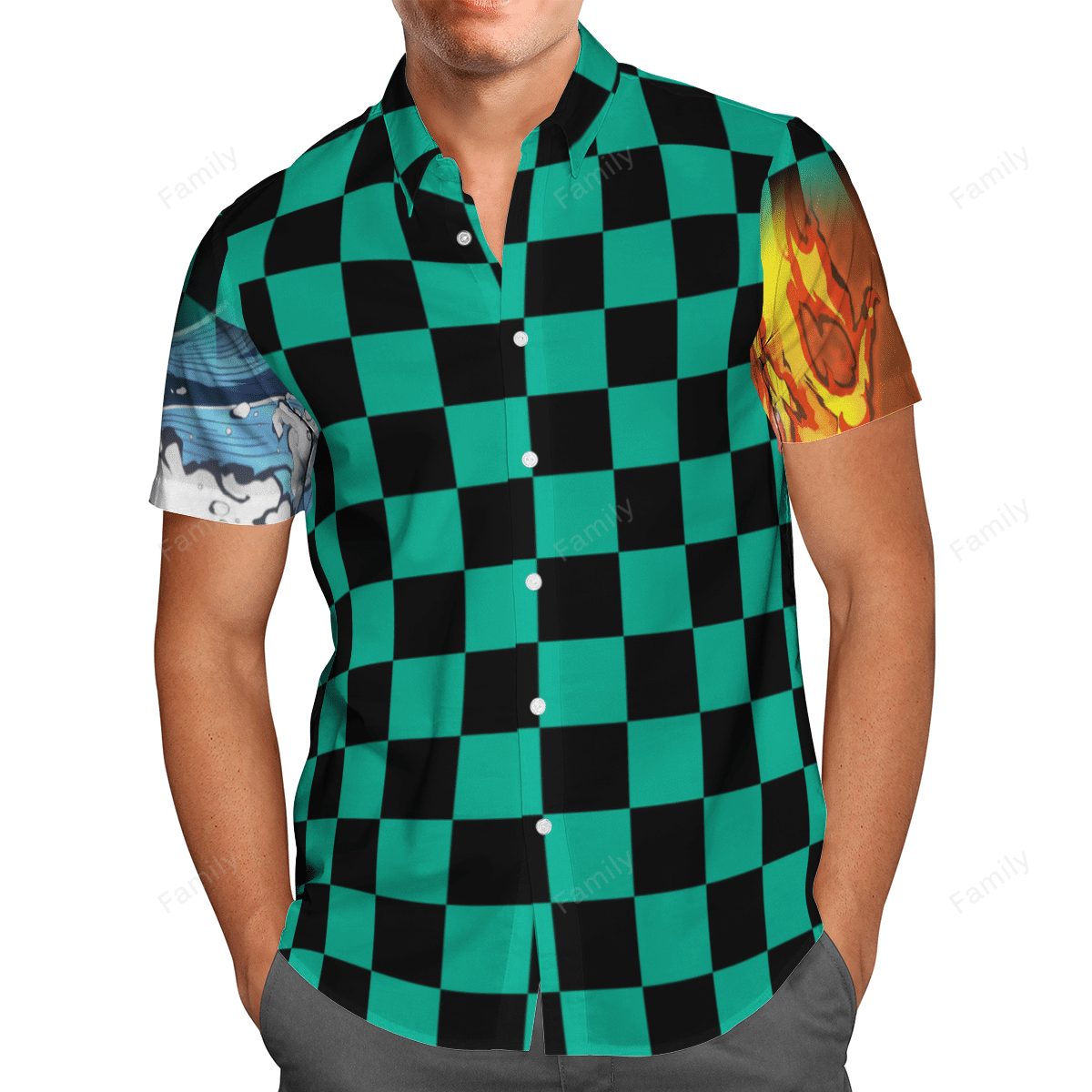 Kamado Tanjirō Hawaiian Shirt