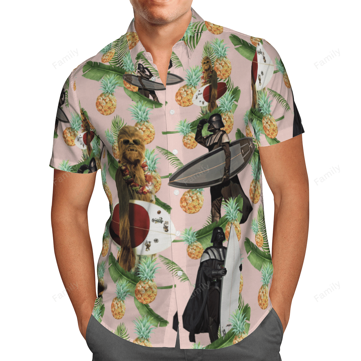 Starwars Surfing AOP Hawaii Shirt