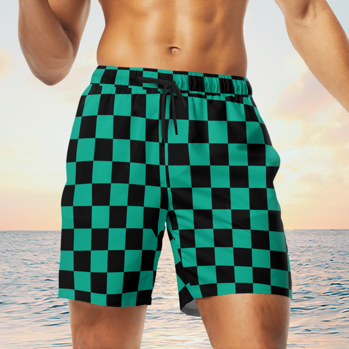 Kamado Tanjirō Beach Shorts