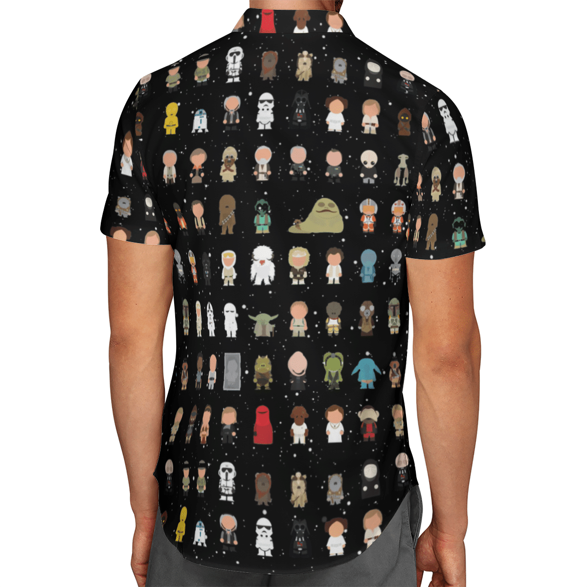 Starwars Character Galaxy AOP Hawaii Shirt