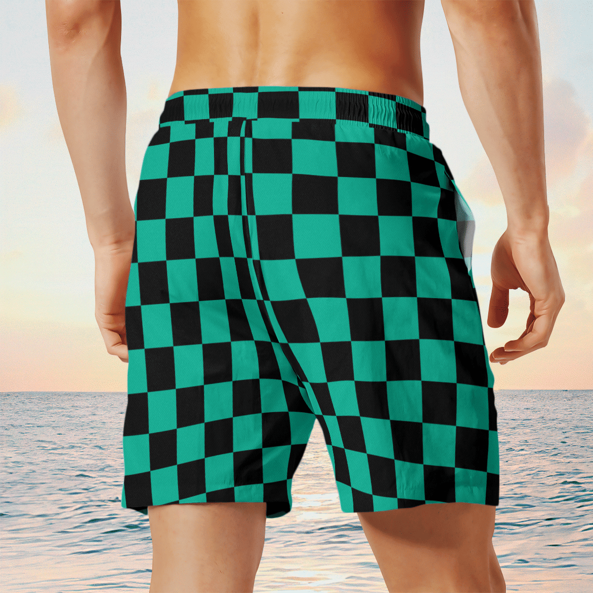 Kamado Tanjirō Beach Shorts