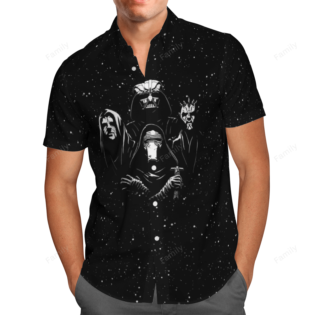 Dark Side Star wars Galaxy AOP Hawaii Shirt