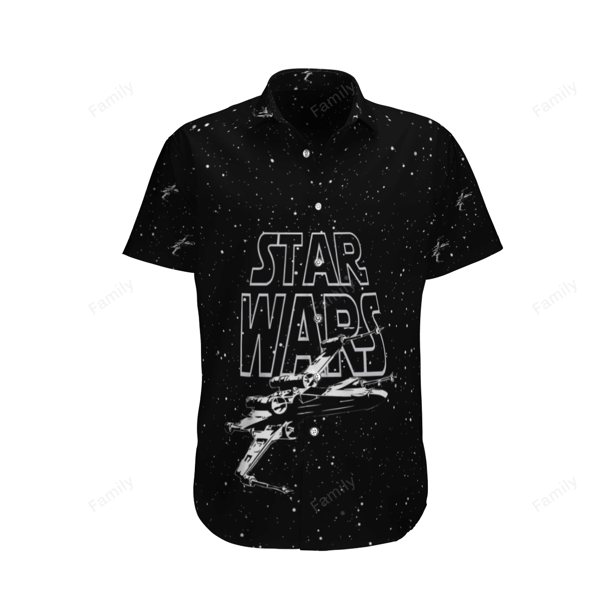 Starwars X-Wing AOP Hawaii Shirt