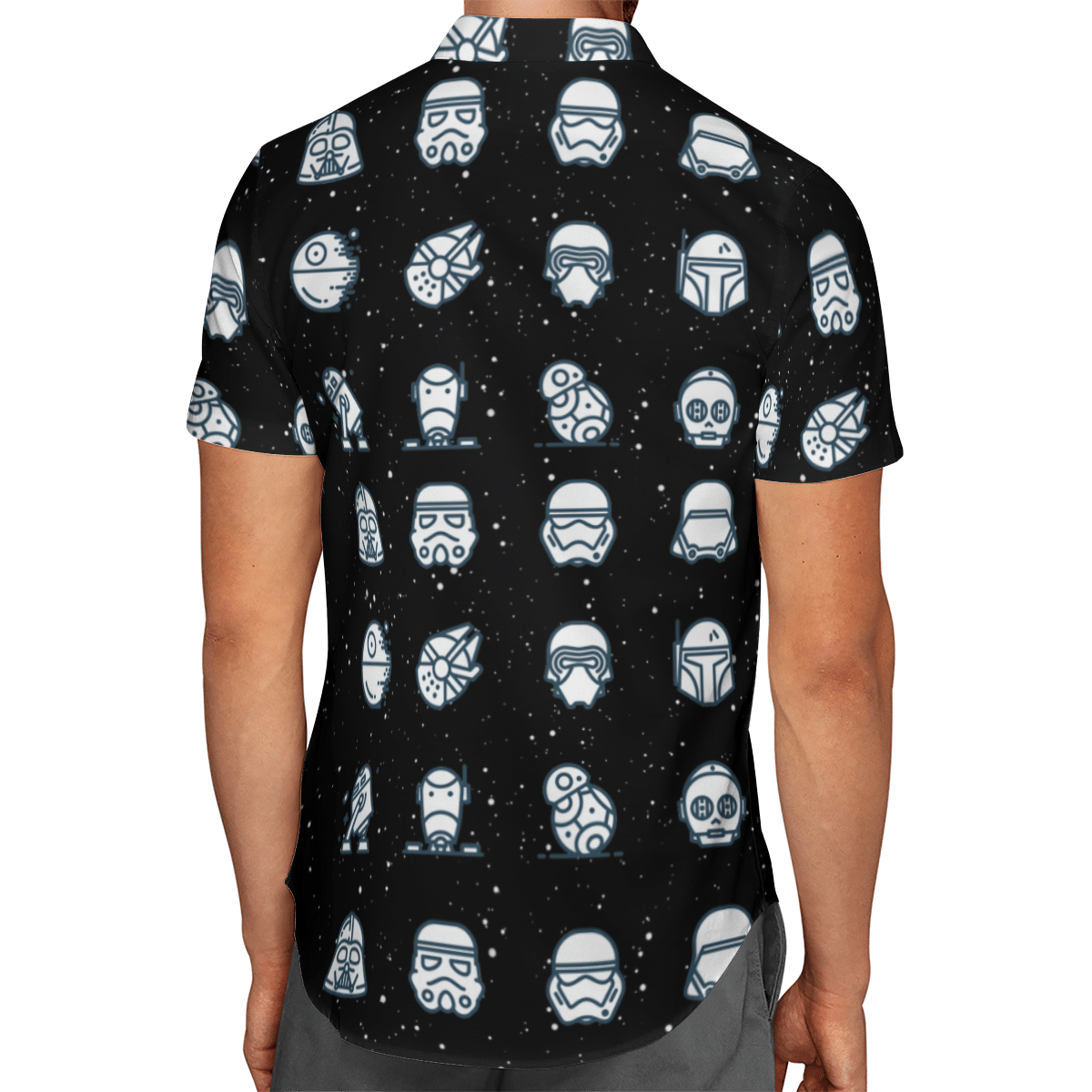 StarWars Helmet AOP Hawaii Shirt