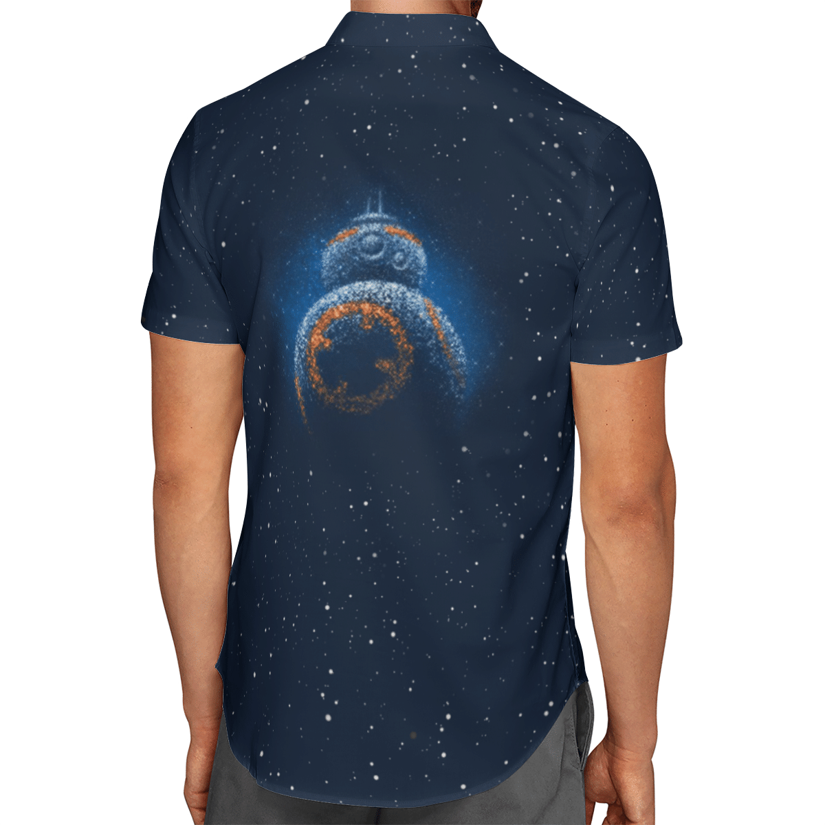 BB8 Starwars Galaxy AOP Hawaii Shirt