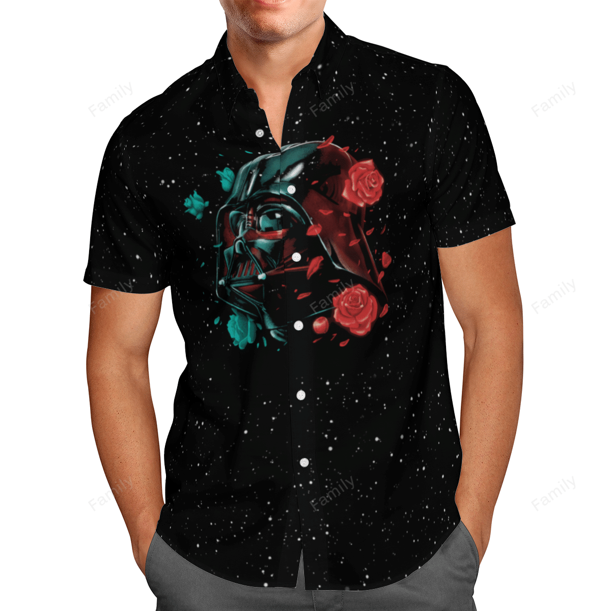 Dark Vader Dark Side AOP Hawaii Shirt