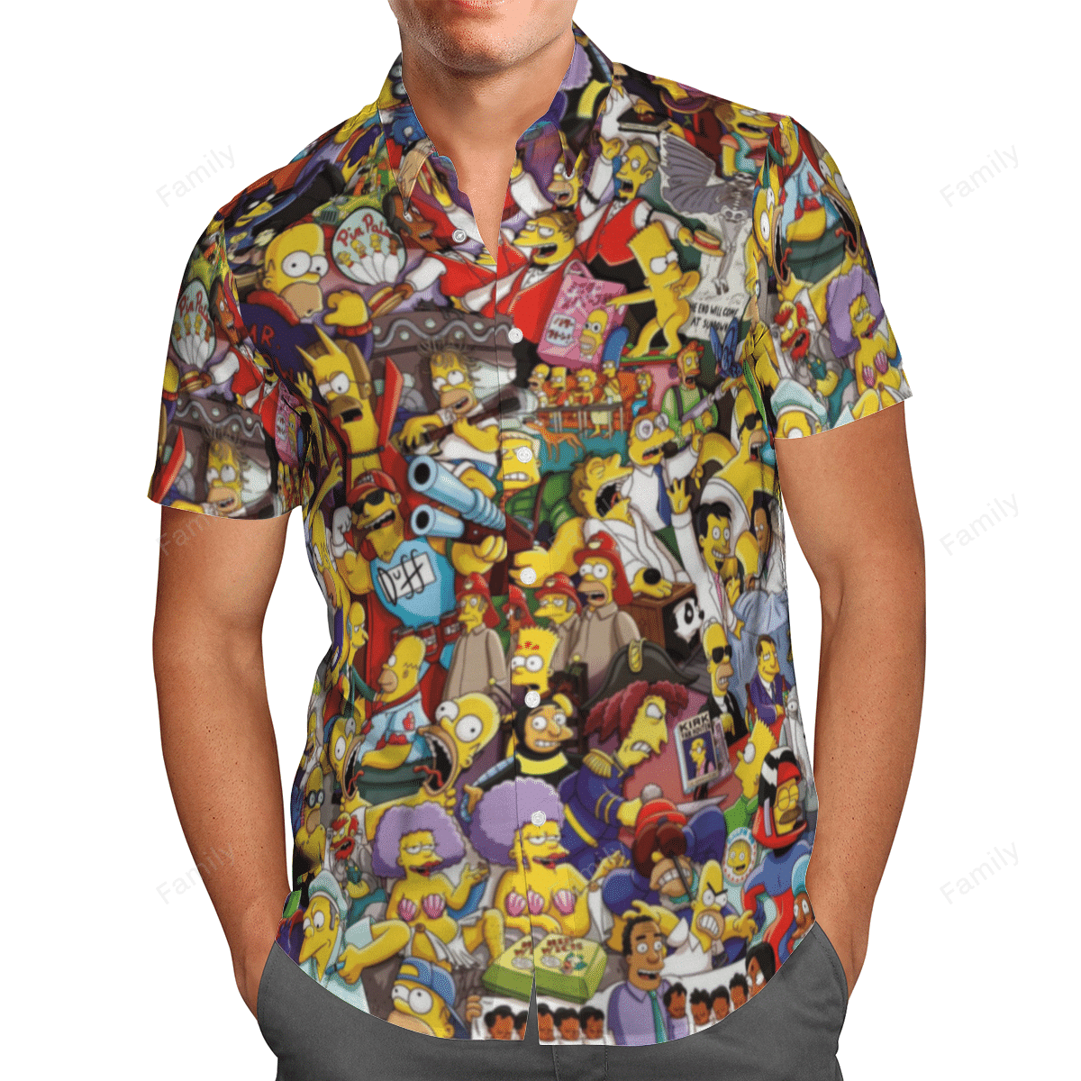 The Simpsons Character Hawaiian Shirt