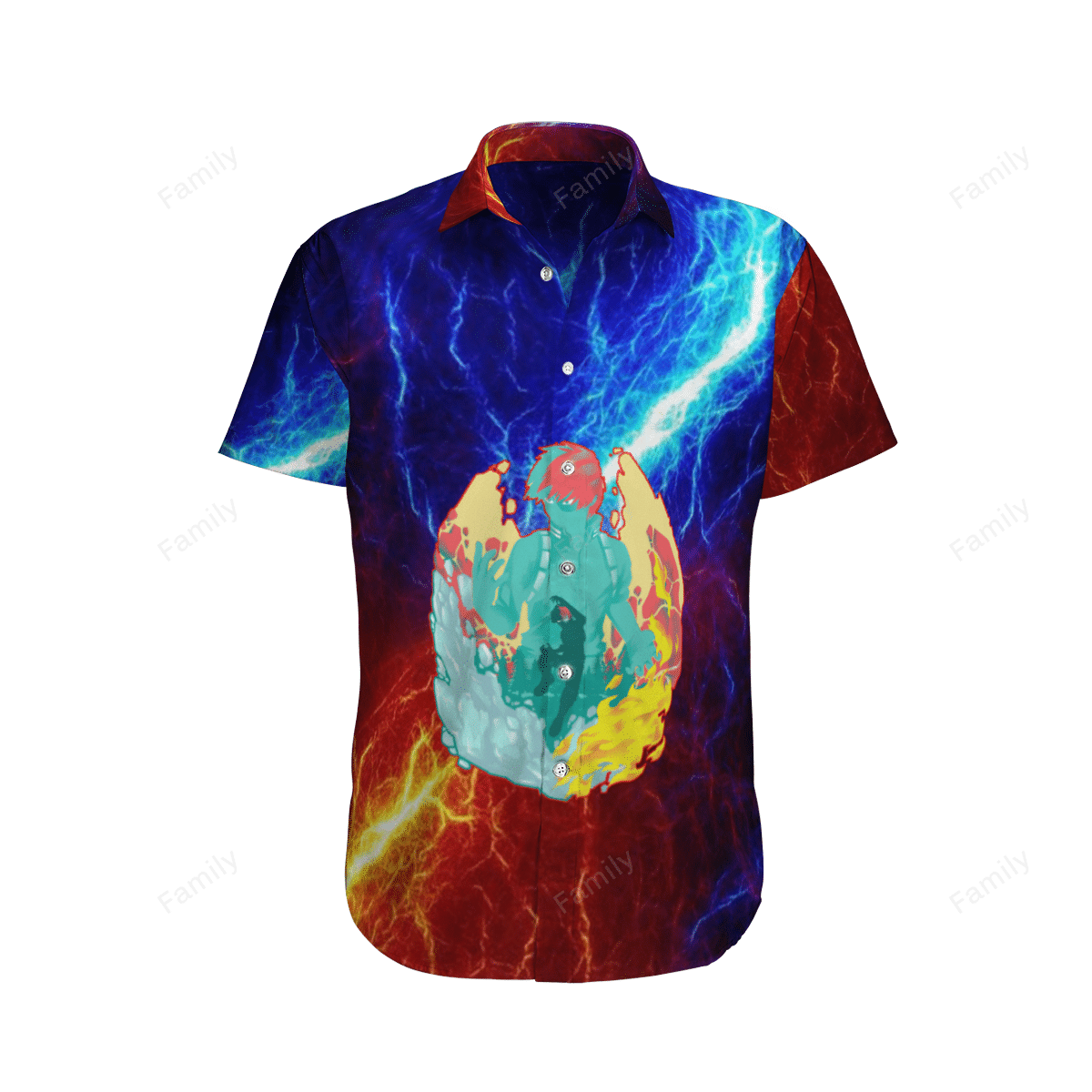 Todoroki AOP Hawaii Shirt