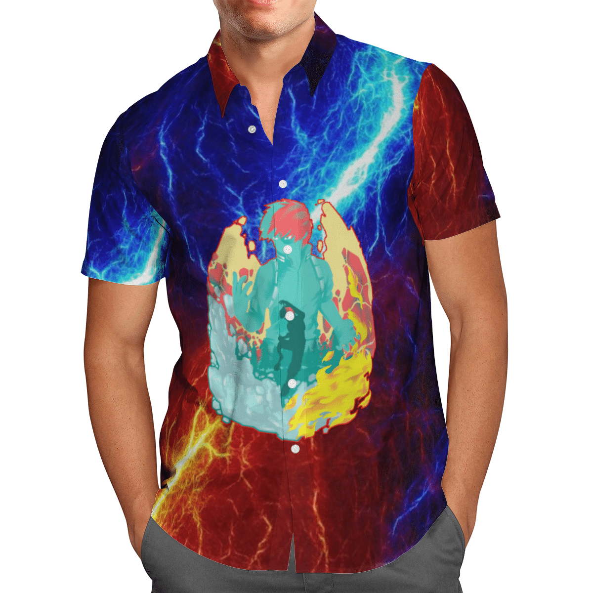 Todoroki AOP Hawaii Shirt