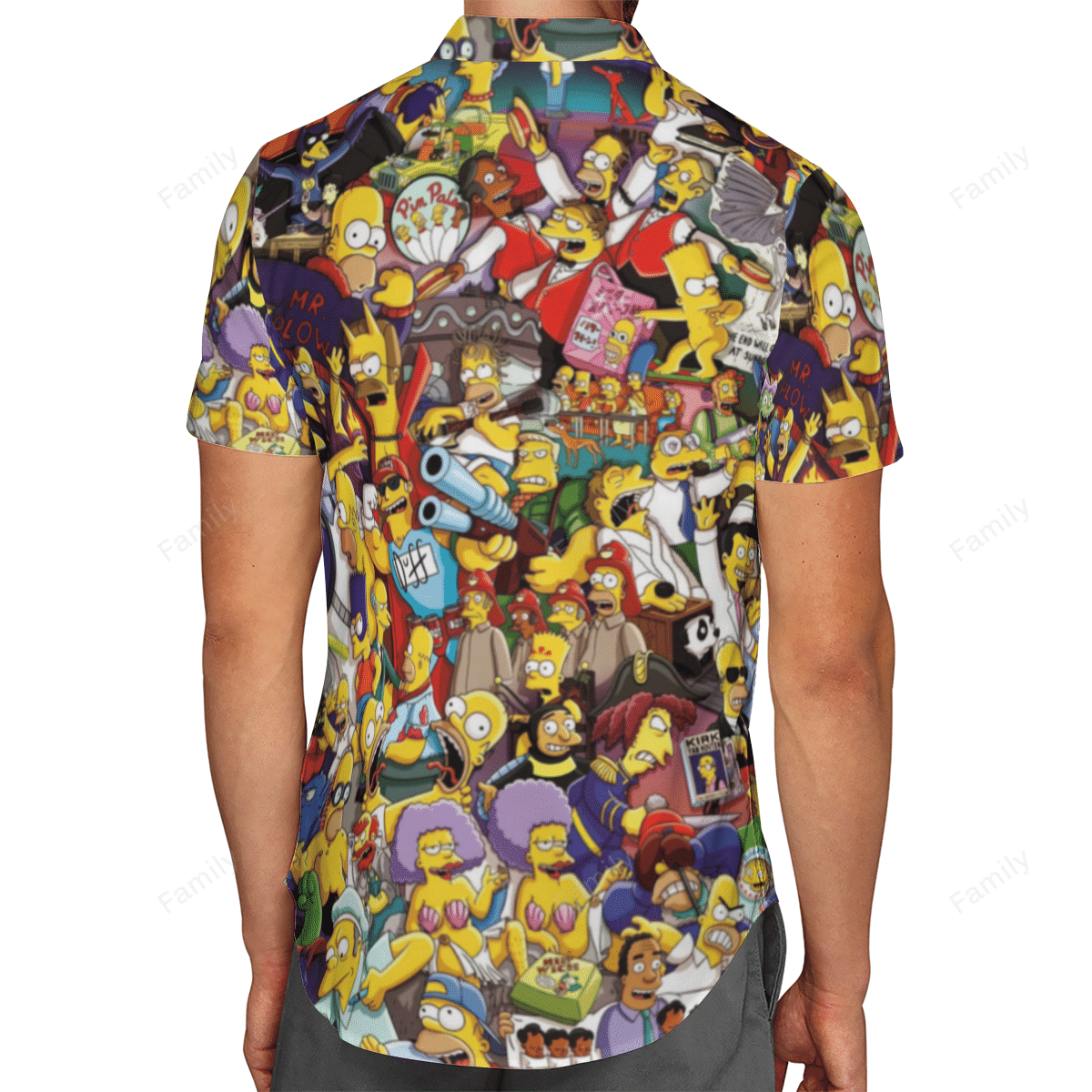 The Simpsons Character Hawaiian Shirt