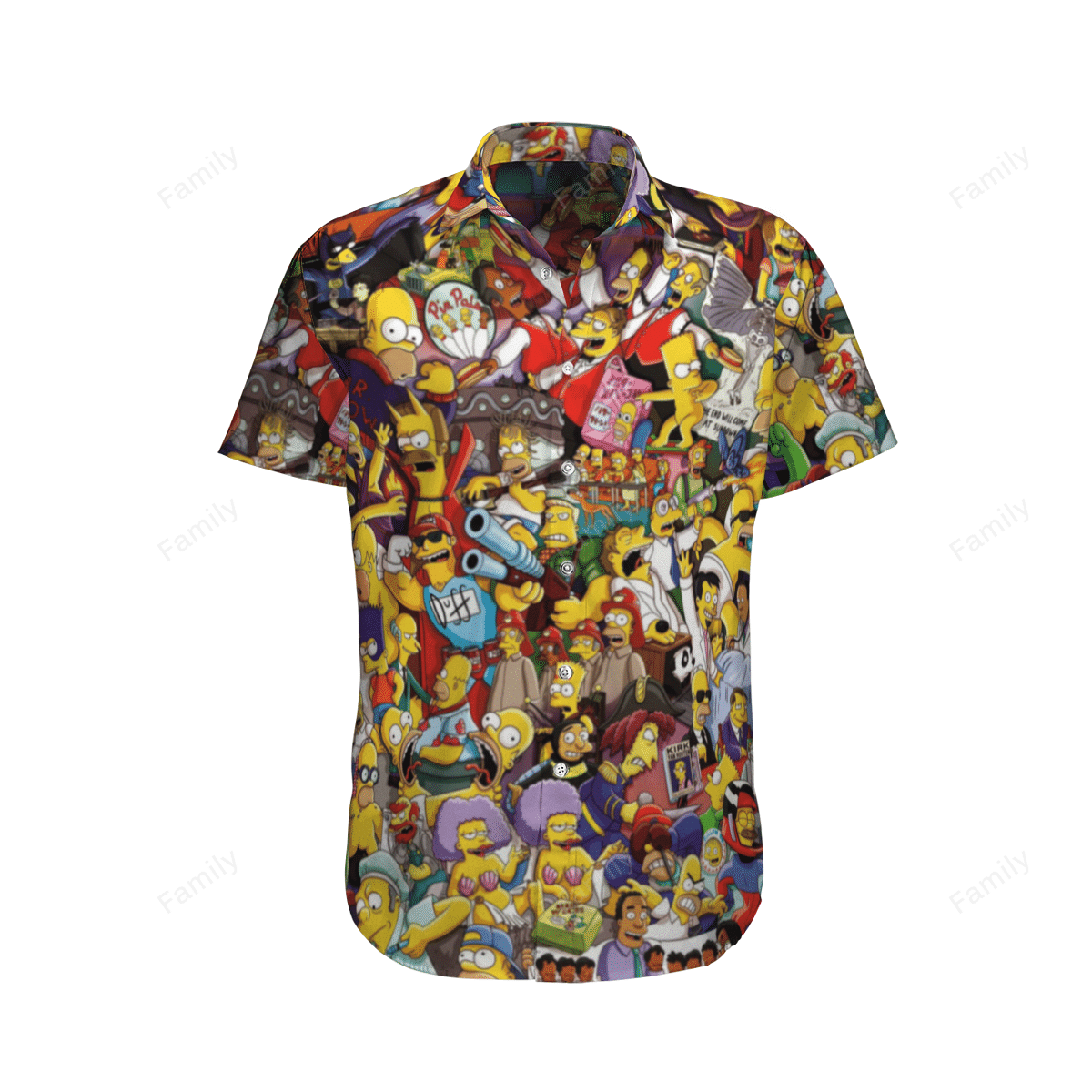 The Simpsons Character Hawaiian Shirt