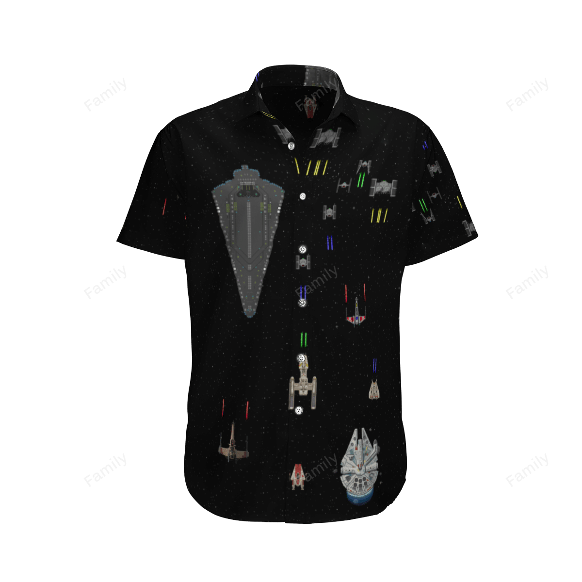 Star Wars Battle Ship AOP Hawaii Shirt