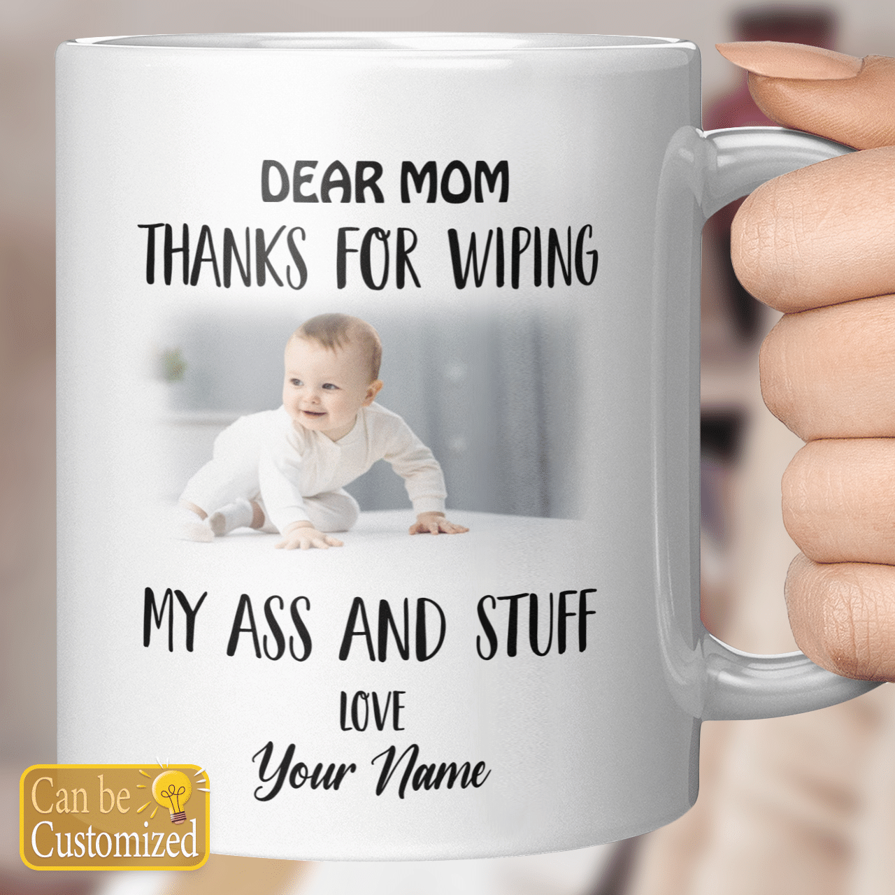 personalization Dear Mom Mug
