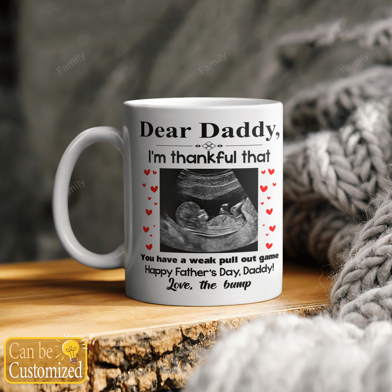 Personalized A weak pull out game -Mug