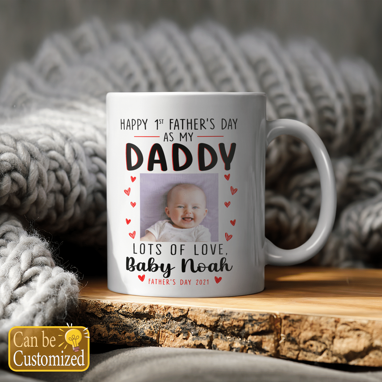 Happy 1st Father's Day Mug