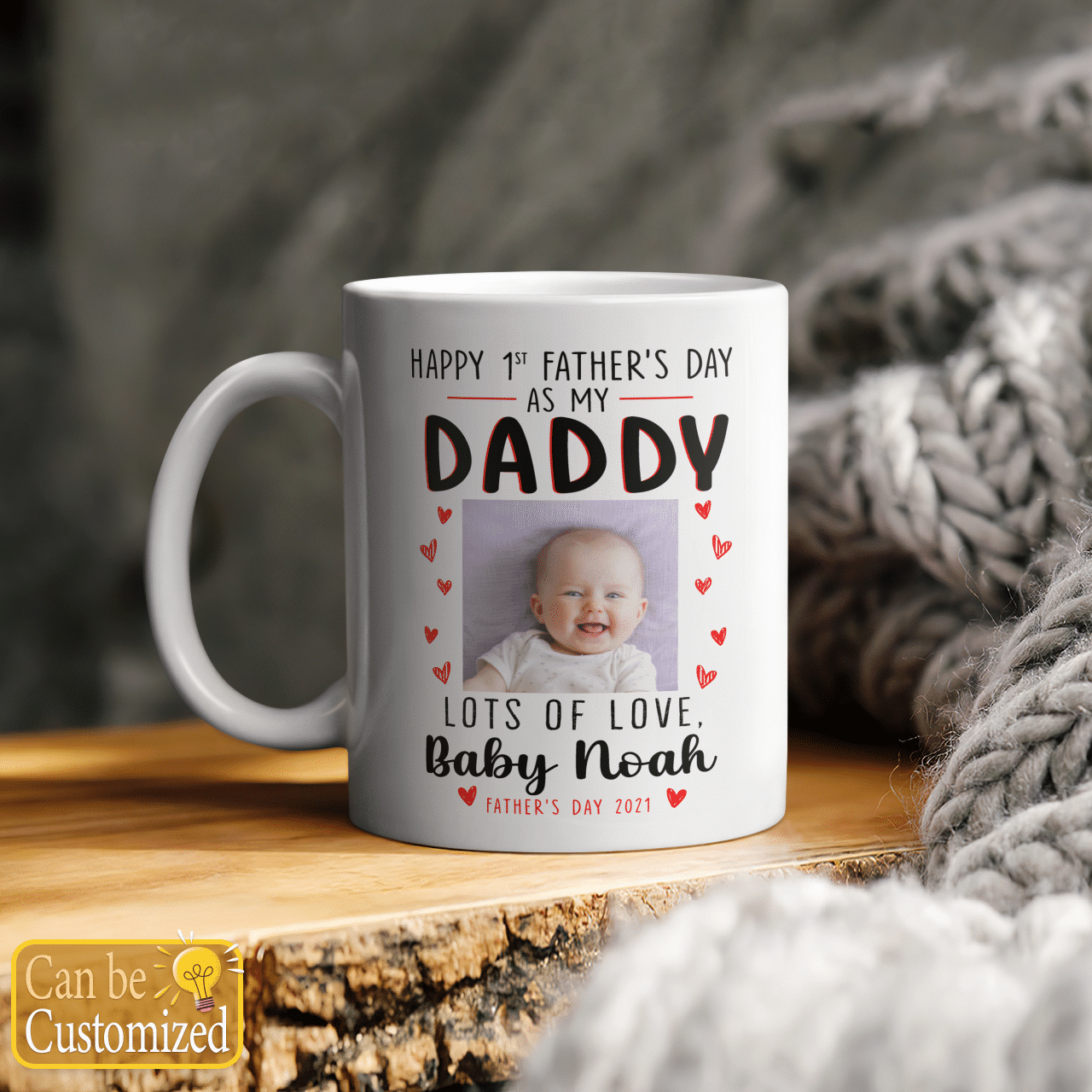 Happy 1st Father's Day Mug