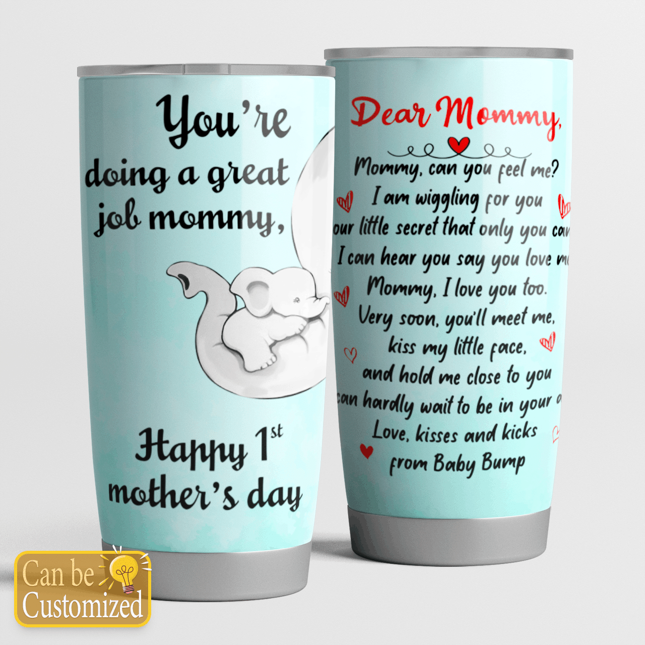 Happy 1st mother's day Tumbler 20oz