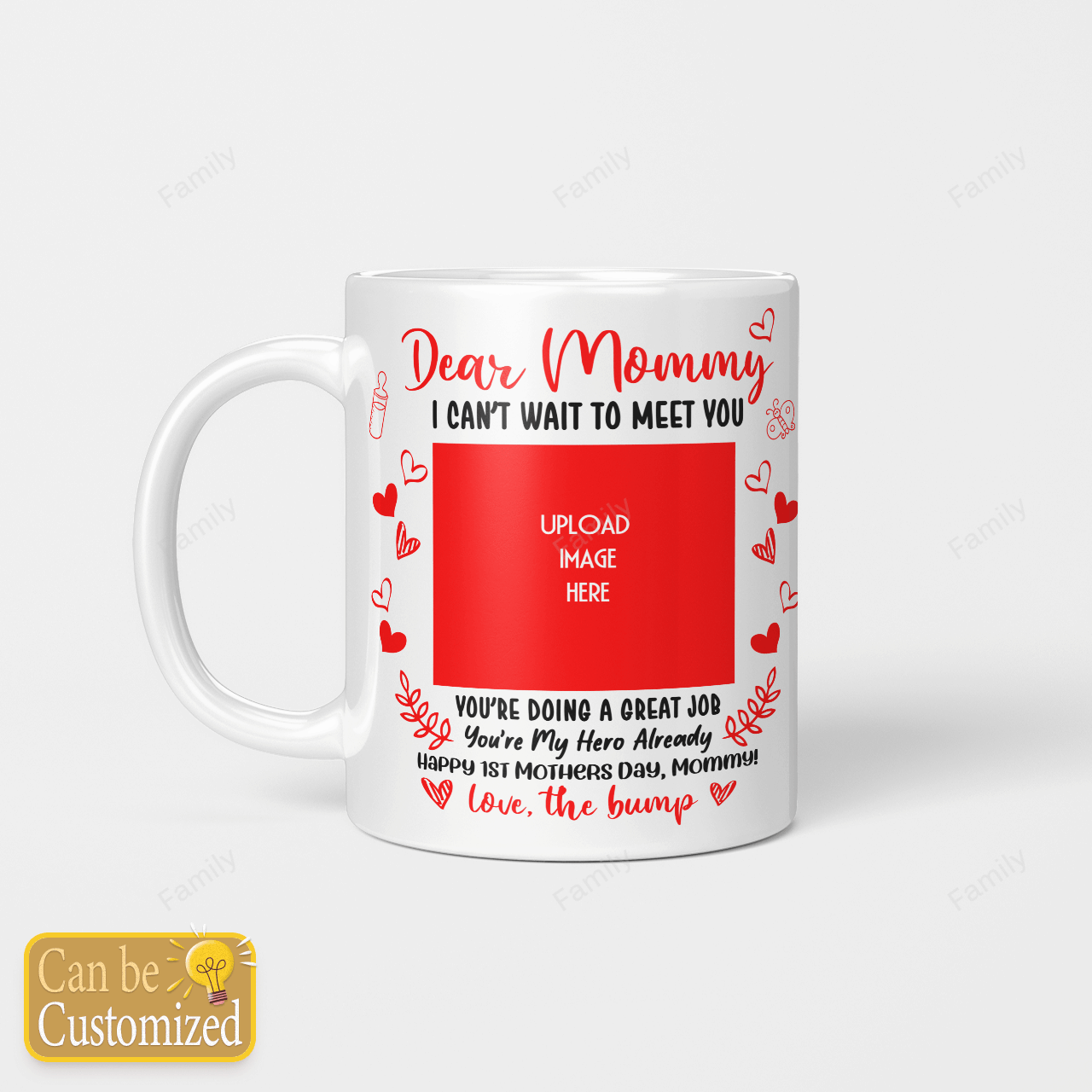 personalization Dear Mommy Mug