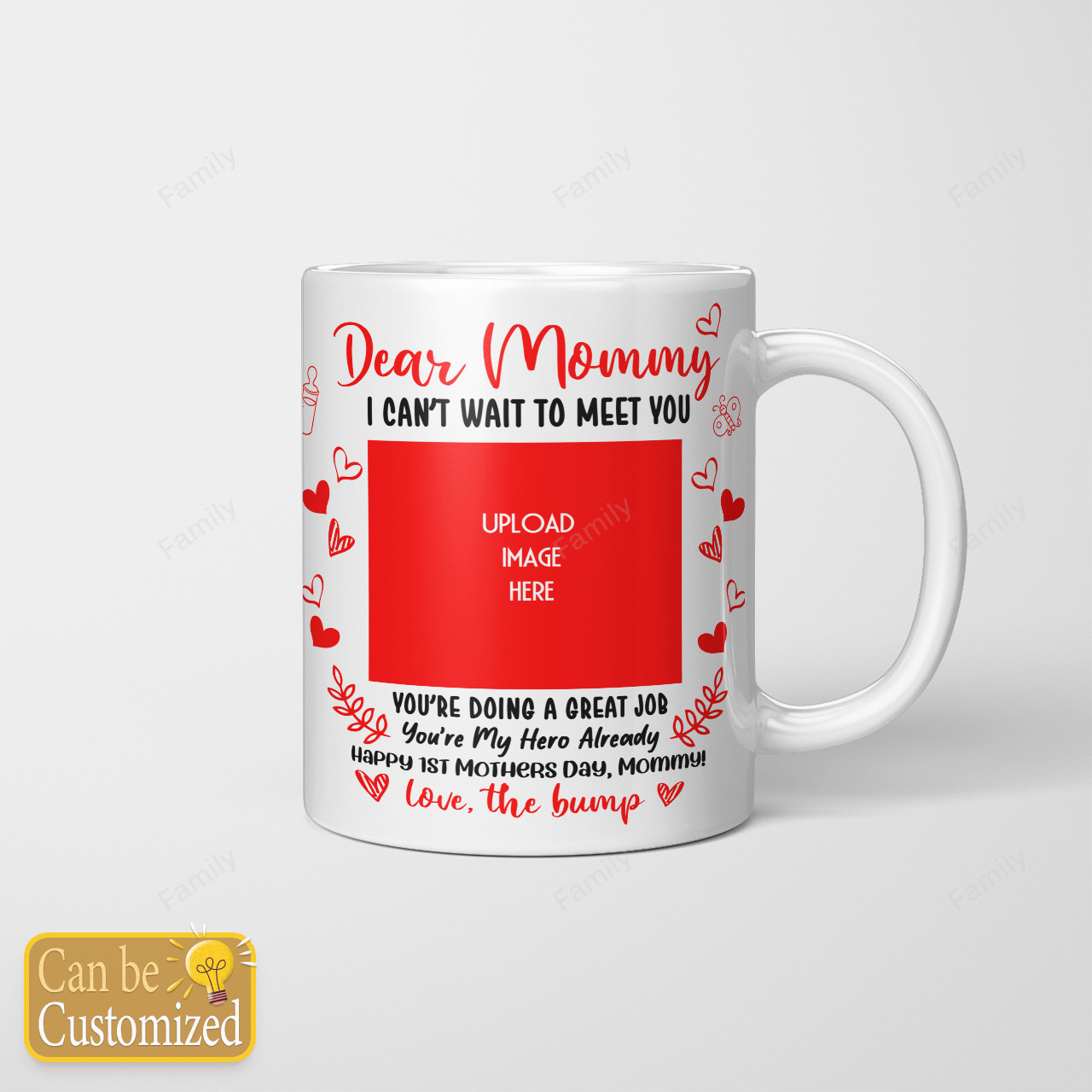 personalization Dear Mommy Mug