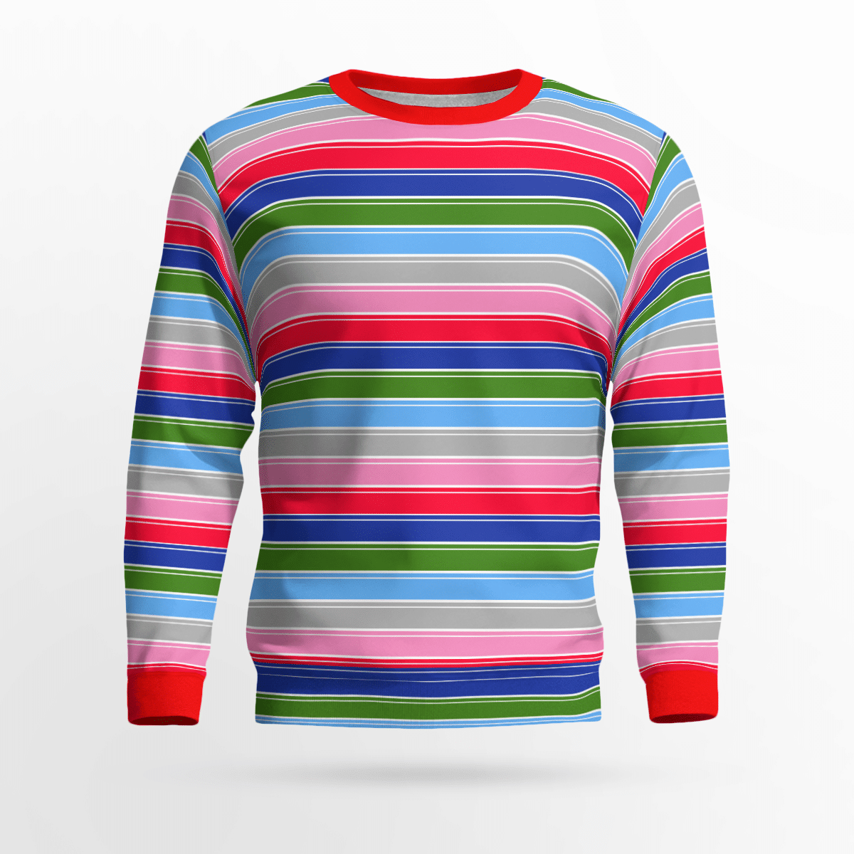 Rainbow Striped Nice Guy Cosplay Sweatshirt - Kid Sweatshirt