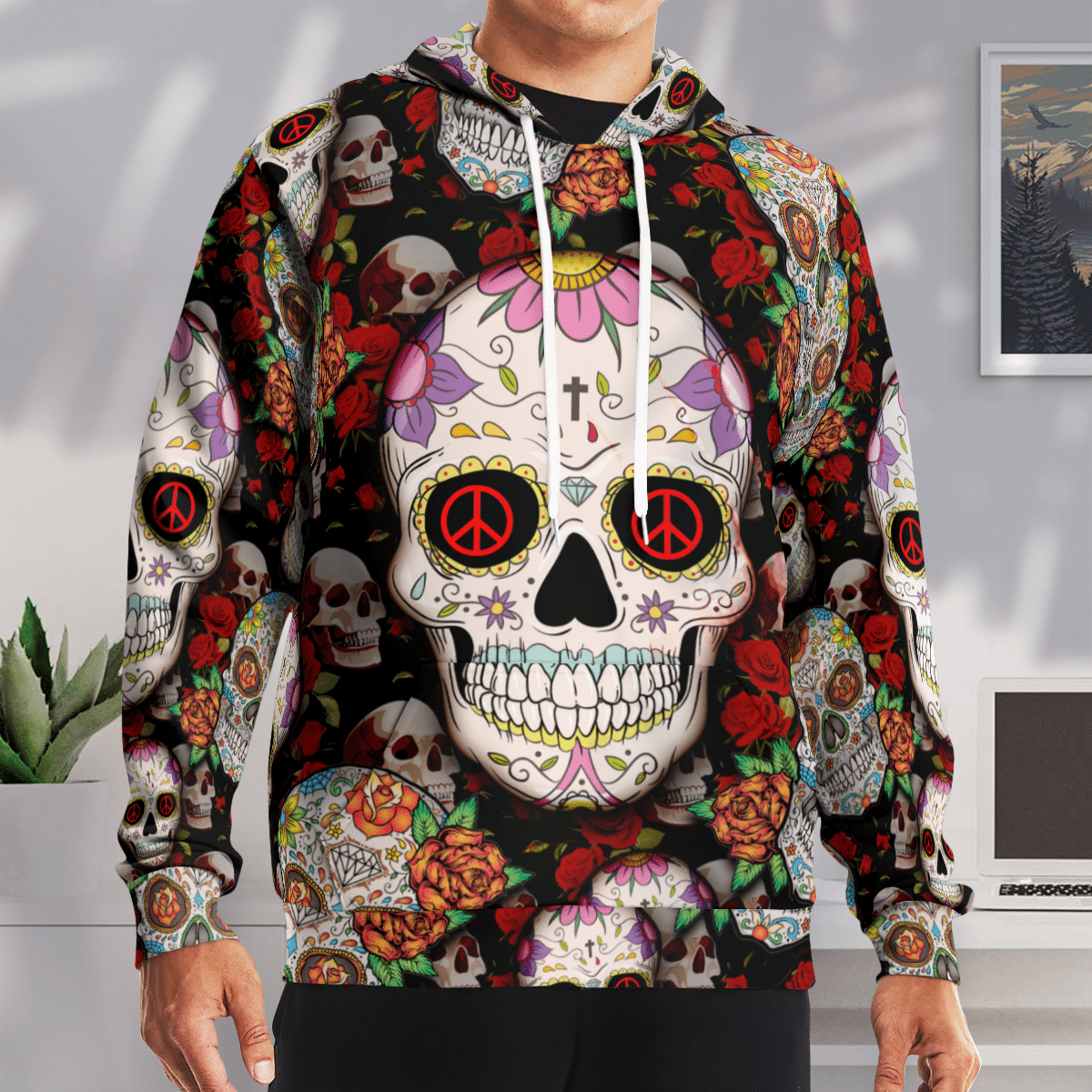 Sugar Skull The Day Of The Dead Hoodie
