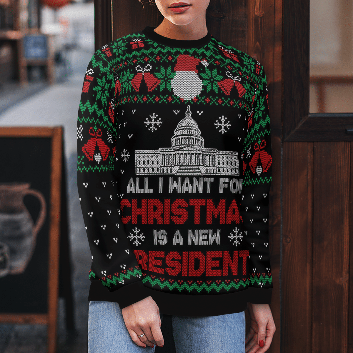 All I Want For Christmas AOP Sweater
