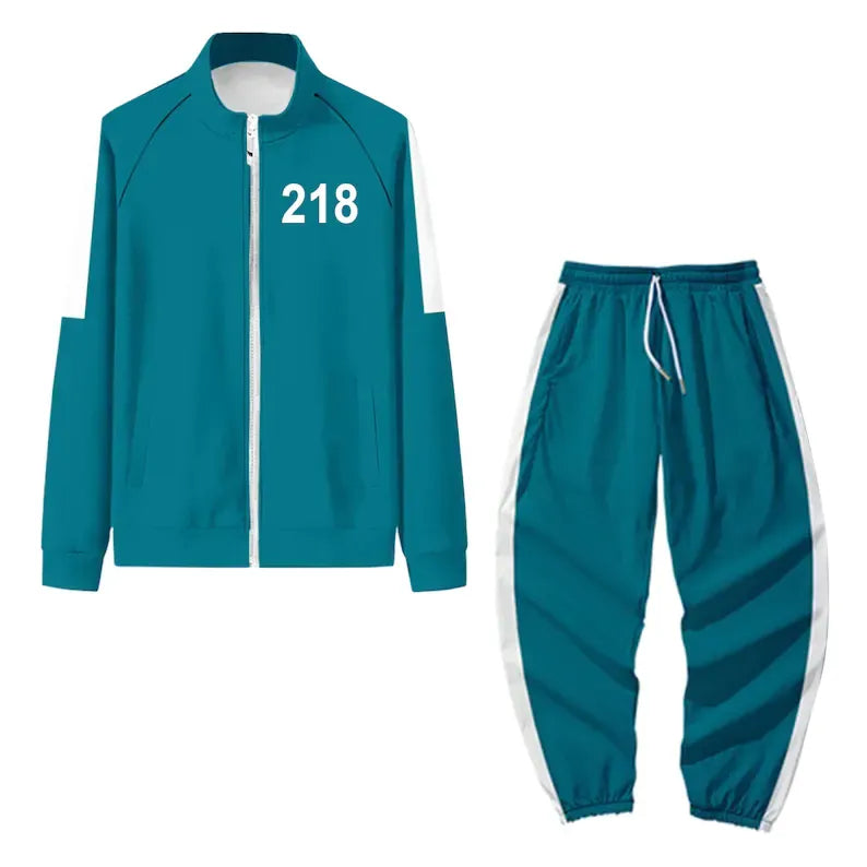 Squid Game Merch Cosplay Costume Athletic Tracksuit Set