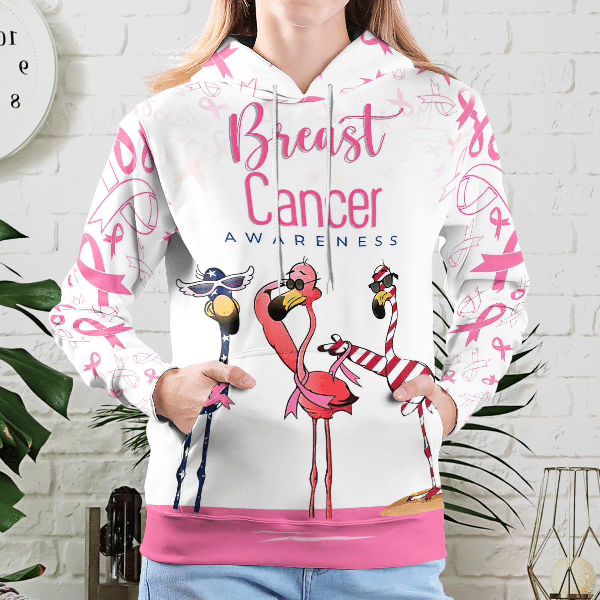 Breast Cancer Awareness Flamingo