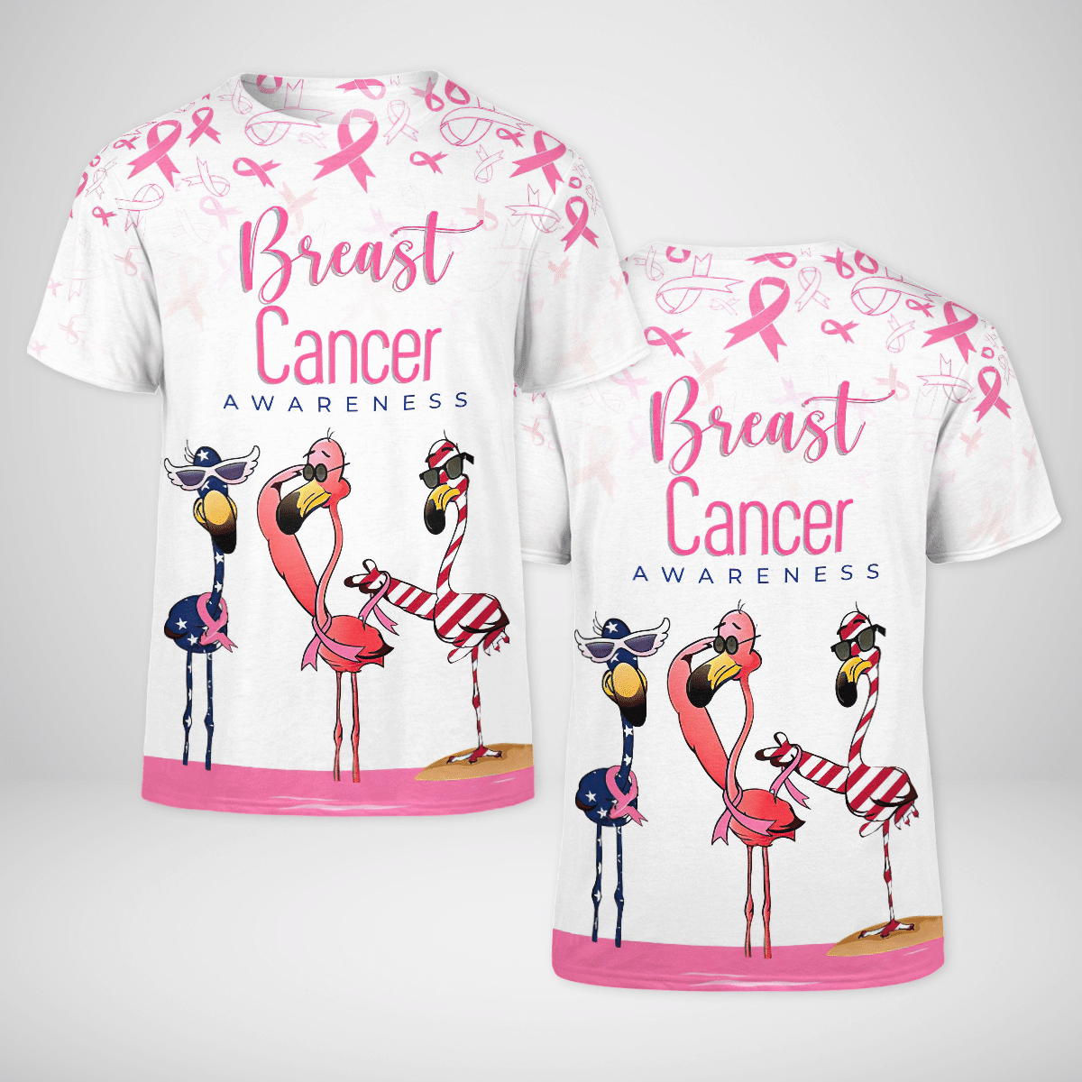 Breast Cancer Awareness Flamingo