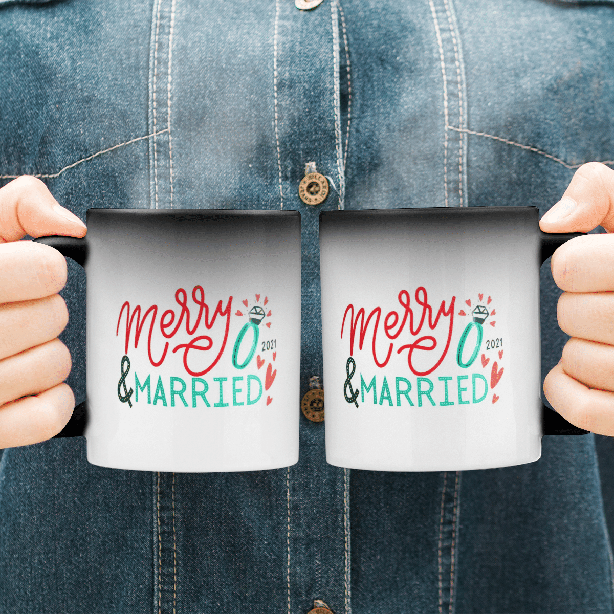 Merry & Married 2021 Christmas Mug