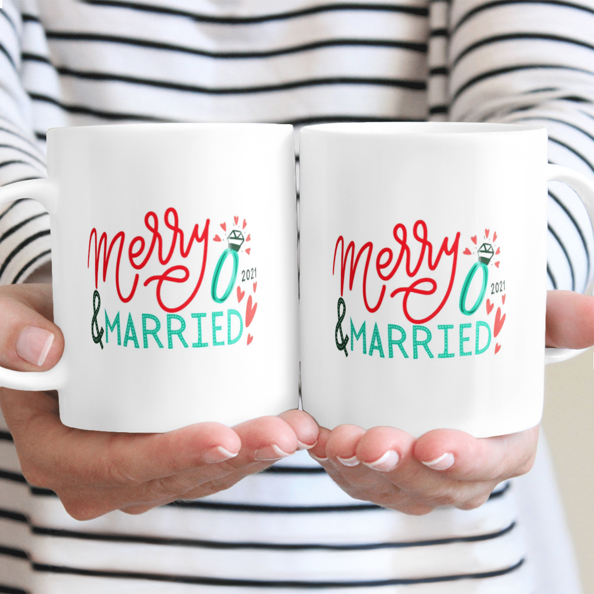 Merry & Married 2021 Christmas Mug