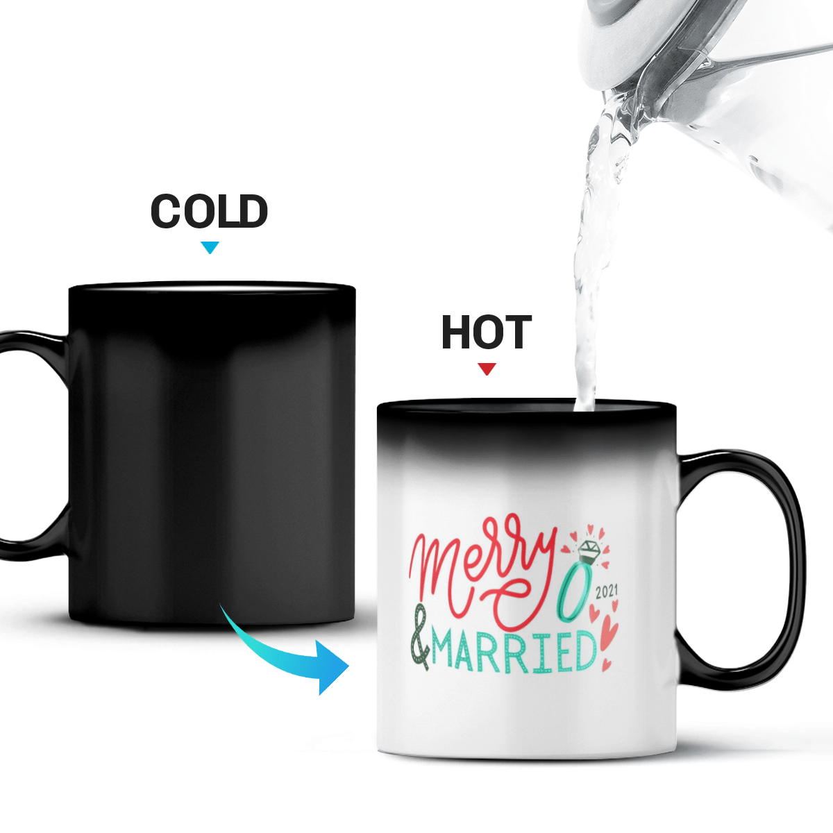 Merry & Married 2021 Christmas Mug