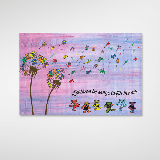 Let There Be Songs To Fill The Air Dandelion Canvas