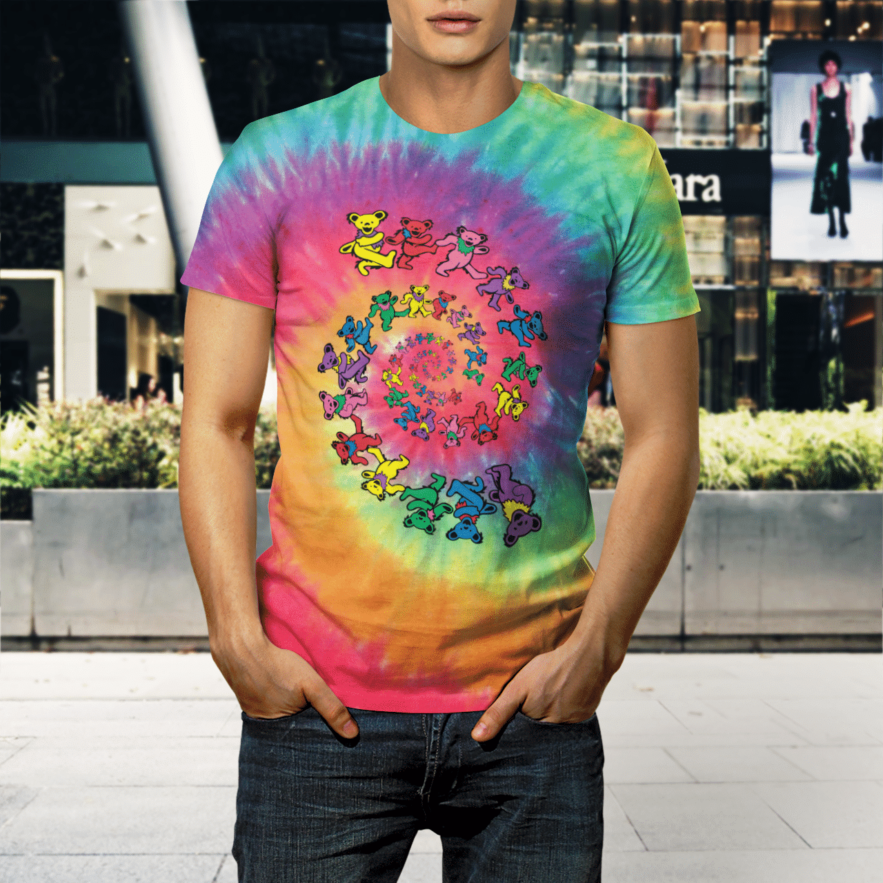 Dancing Bears Colorful Shirt