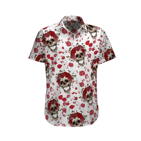 Skull & Roses Hawaiian Shirt 2
