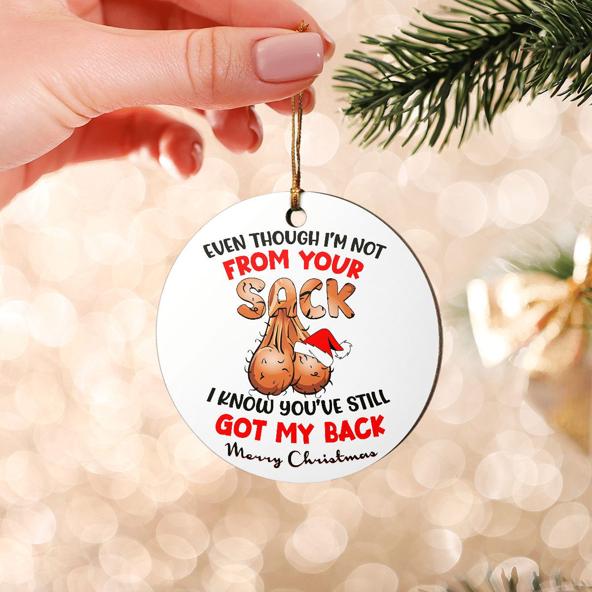 Merry Christmas Bonus Dad Gift Ornament - Mug