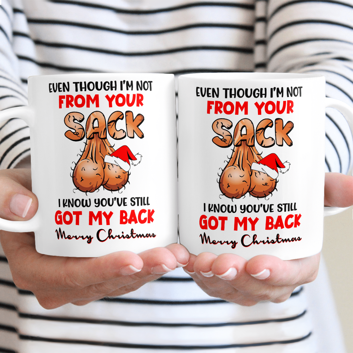 Merry Christmas Bonus Dad Gift Ornament - Mug