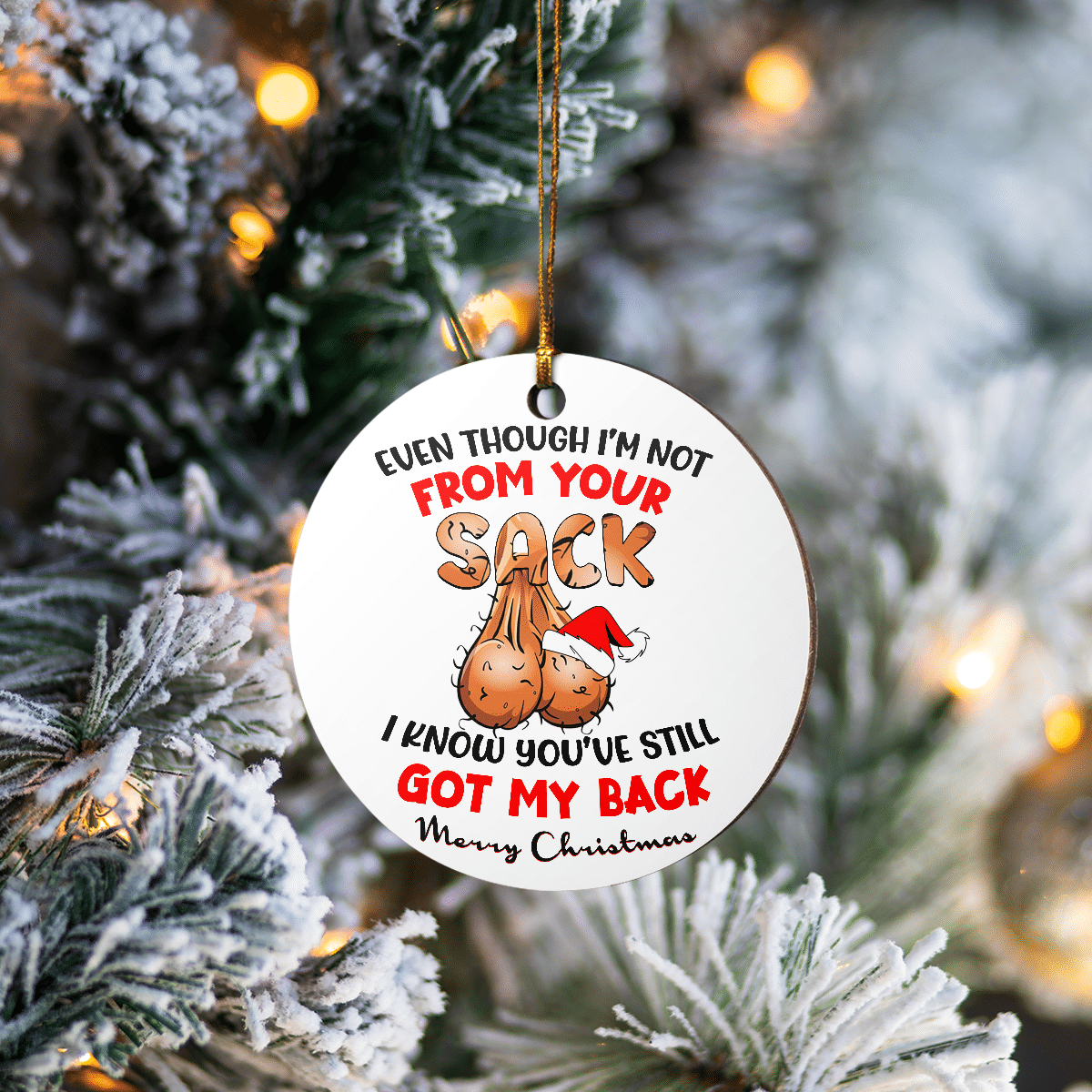 Merry Christmas Bonus Dad Gift Ornament - Mug