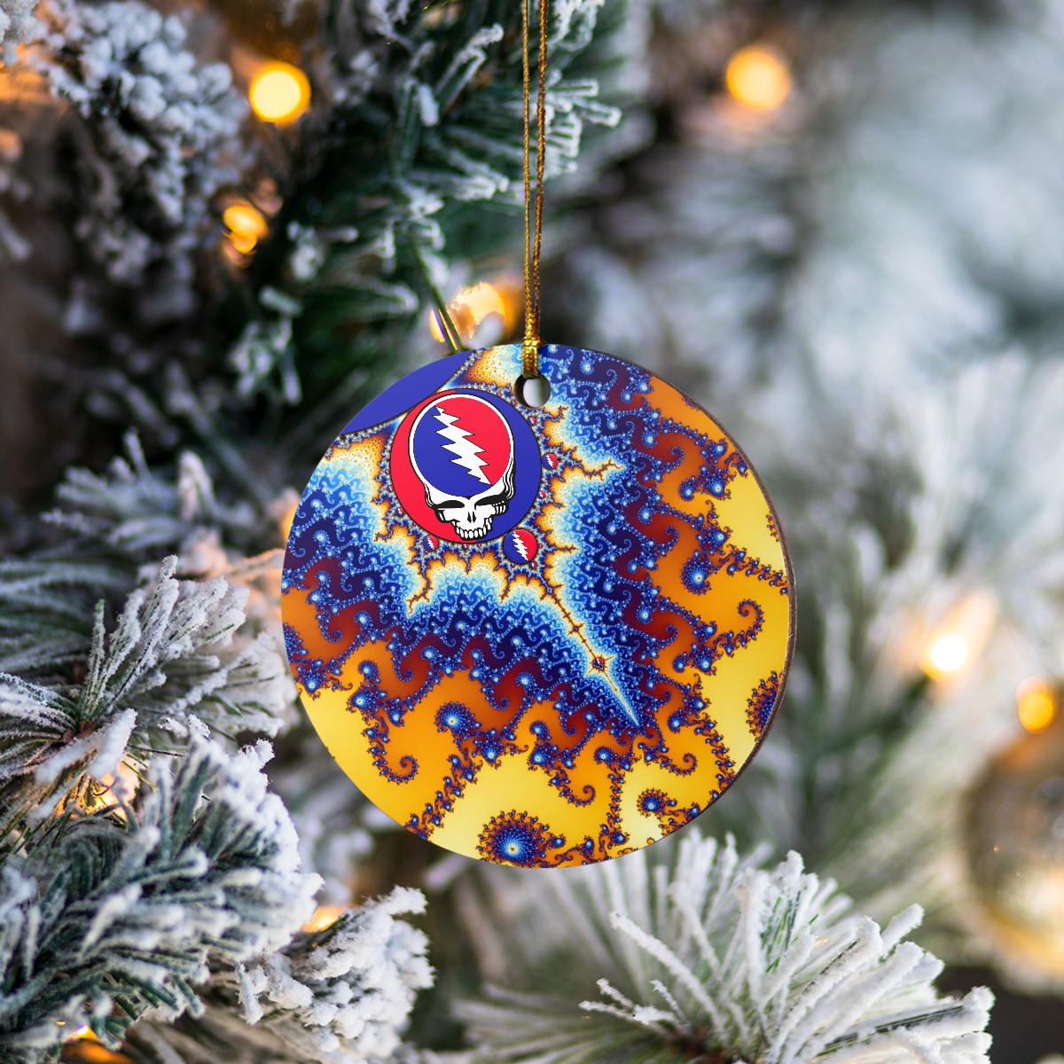 Colorful Bears Round Ornament 2