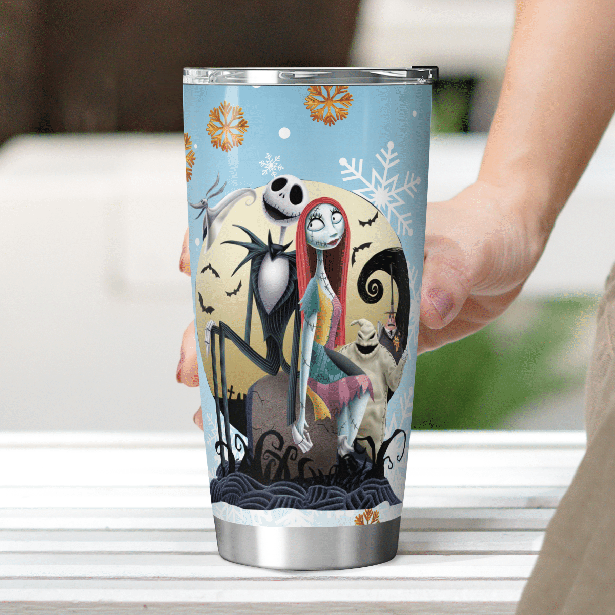 The Nightmare Couple Christmas Tumbler