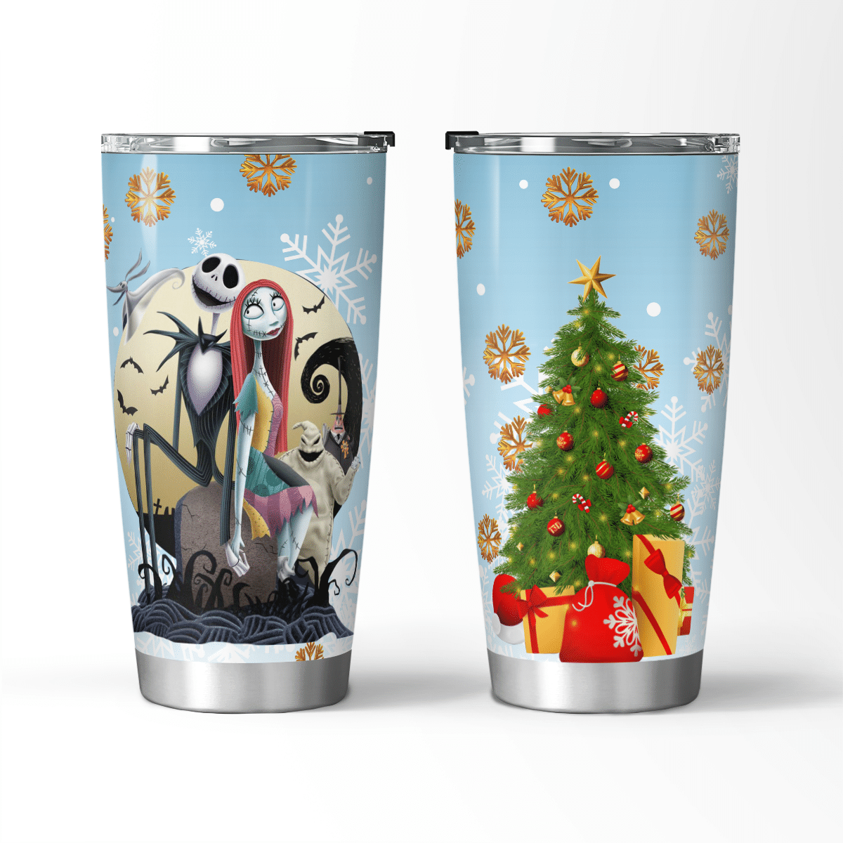 The Nightmare Couple Christmas Tumbler