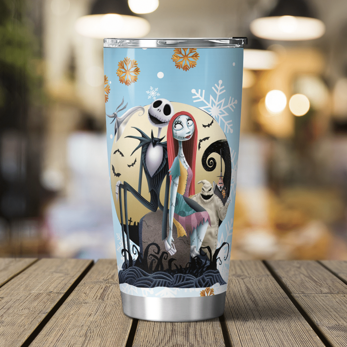 The Nightmare Couple Christmas Tumbler