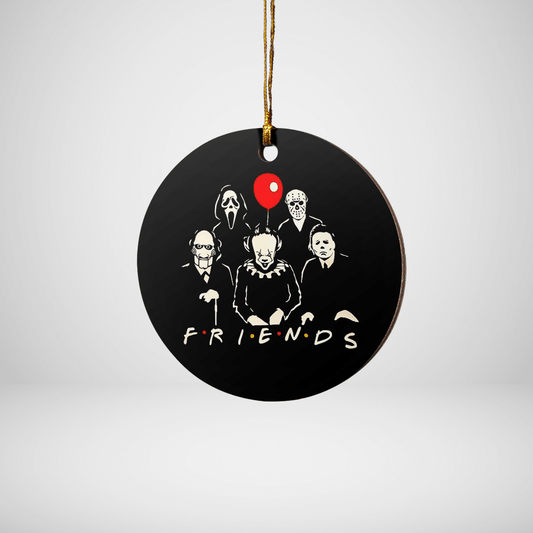 Horror Character Friends Christmas Ornament 3