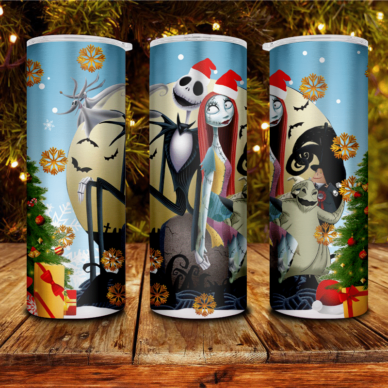 The Nightmare Couple Christmas Tumbler